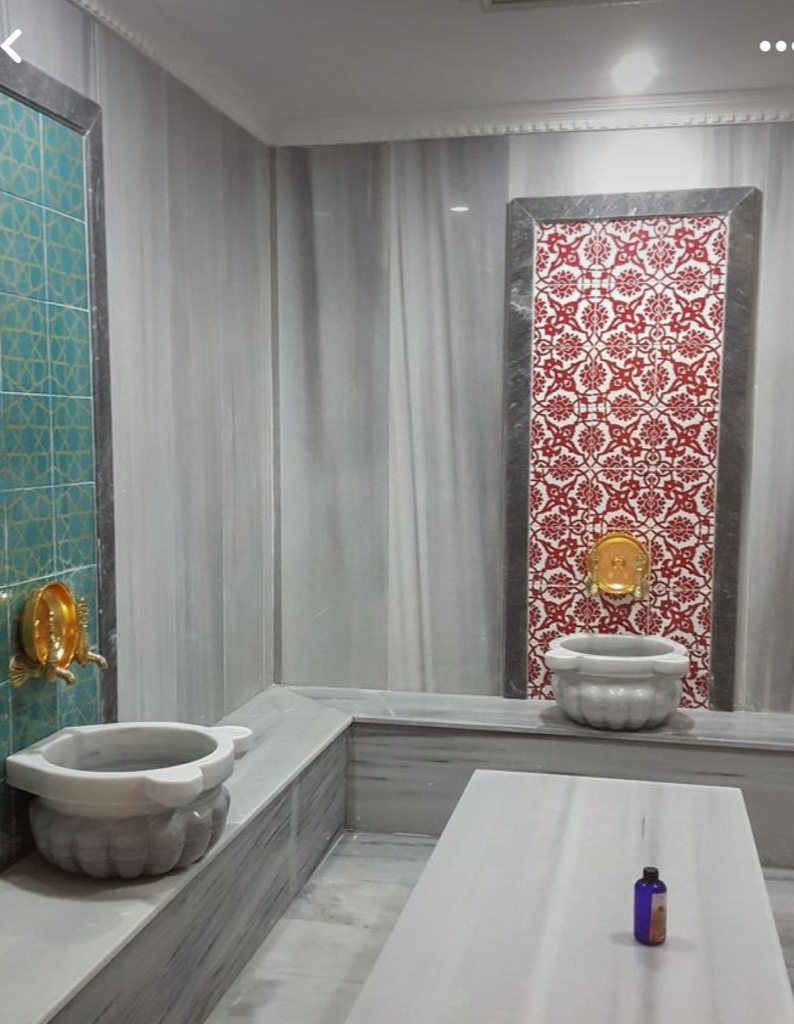 Hamam Seramik, Kurna Arkası Çini 20x20-14 Doku Seramik